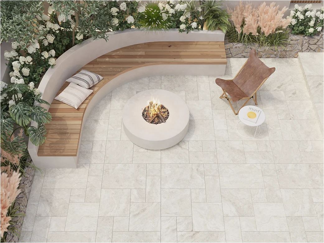 Travertino French Pattern Beige