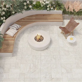 Travertino French Pattern Beige